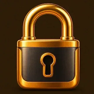 Metal padlock — Uptown Pokies