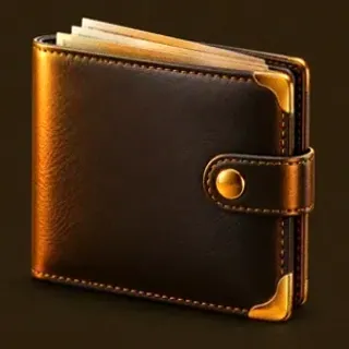 Leather wallet — Uptown Pokies