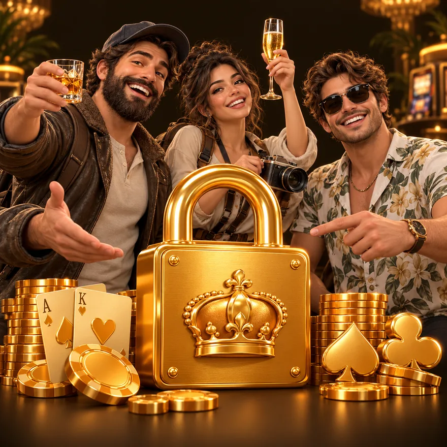 Royal padlock — Uptown Pokies