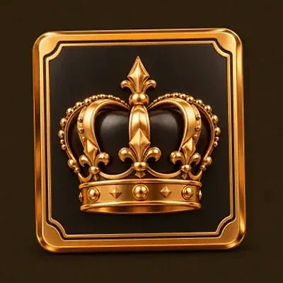 Crown emblem card — Uptown Pokies