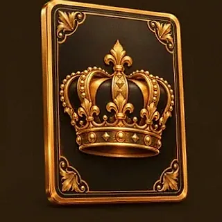 Royal crown card — Uptown Pokies