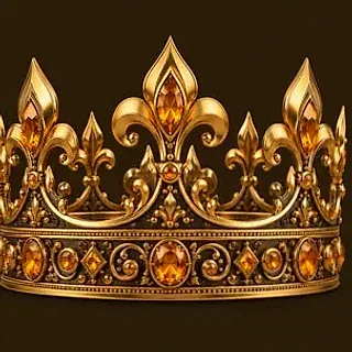 Jeweled royal crown — Uptown Pokies