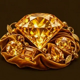 Faceted diamond gemstone — Uptown Pokies