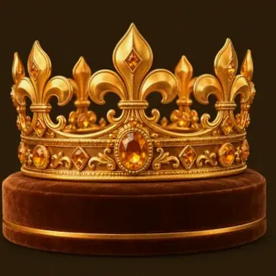 Jeweled royal crown — Uptown Pokies